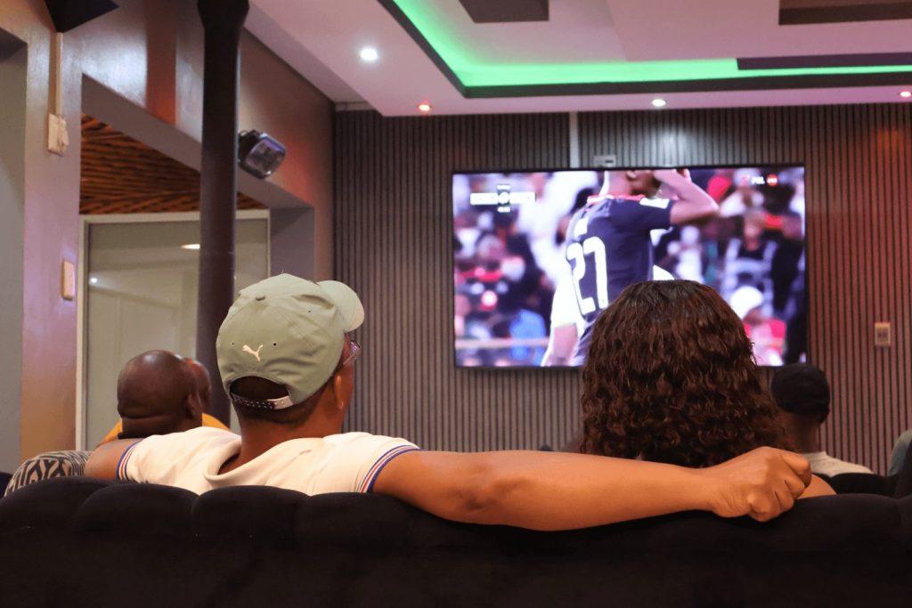 Rewind Sports Couch at Rewind Bar & Grill, Tembisa